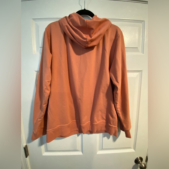 Womens’s Hoodie Pullover Sweatshirt in Dusty Coral - Picture 5 of 5